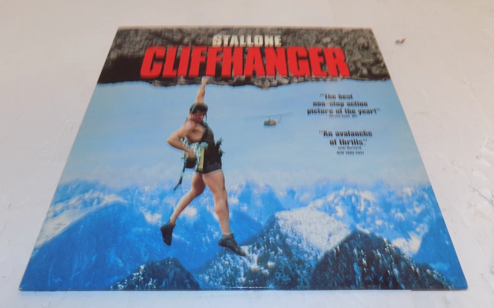 Cliffhanger LaserDisc LD Widescreen Movie with Sylvester Stallone John Lithgow - Image 1 of 1
