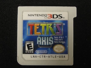 Nintendo 3DS Tetris Axis Spiel Cartridge Rated E - Bild 1 von 7