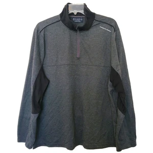 Camisa Porsche Design Para Hombres XL Gris 1/4 Cremallera Pullover Saudia Sky Team Cuello Simulado - Imagen 1 de 17