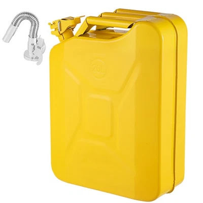 Uimoso Jerry Can 5.3 Gal/20L Jerry Fuel Can with Flexible Spout for Cars Yellow - Image 1 of 4