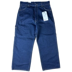 Levi’s Mens Blue Dark Wash Carpenter Crop Denim Jeans Size 33X27 NWT Skater - Picture 1 of 8