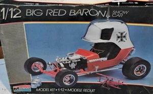 1986 Monogram Model Big Red Baron Show Car 1/12 Scale Instruction Sheet Only - Picture 1 of 3