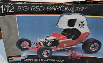 1986 Monogram Model Big Red Baron Show Car 1/12 Scale Instruction Sheet Only - Image 1 of 3