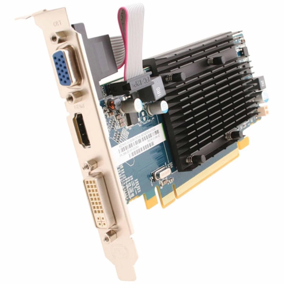 Sapphire HD5450 1GB GDDR3 Video Card HDMI VGA DVI Graphics Multi Monitor PC - Image 1 of 3