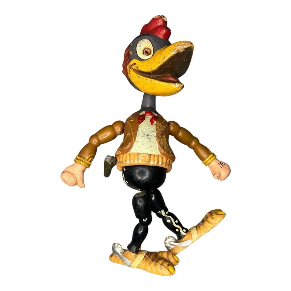 RARE Joseph Kallus Disney Three Caballeros PANCHITO (prototype?) Wooden Toy 14” - Image 1 of 4