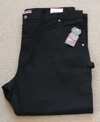 Jeans Craftsman preto W48 X 30L denim carpinteiro, novo, com etiquetas - Imagem 1 de 4