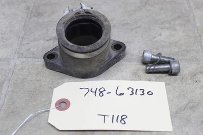 07-08 Yamaha Grizzly 400 07-14 450 Oem Carb Carburetor Intake Manifold W Bolts - Image 1 of 4