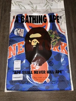 Bape x M&N NBA - New York Knicks Swingman Jersey Men’s Size 2XL (1L73-108-905) - Image 1 of 4