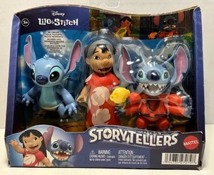 Disney Lilo & Stitch Storytellers Figure Set Finding Ohana 3 Pack Girl Alien - Picture 1 of 3