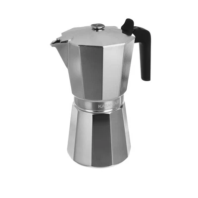 Caffettiera 12 tazze Kasanova Premium argento - Immagine 1 di 4