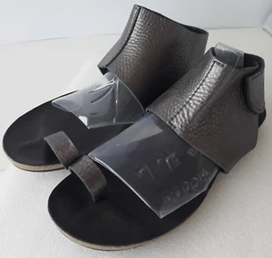 Pedro Garcia ~ Sandalo in pelle con polsino alla caviglia VANIA scarpe peltro ~ Wo's 37,5/US 7-7,5? - Foto 1 di 21