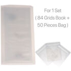 Transparent Jewelry Storage Book with 84 Card Slots organiser Jewellery Bag