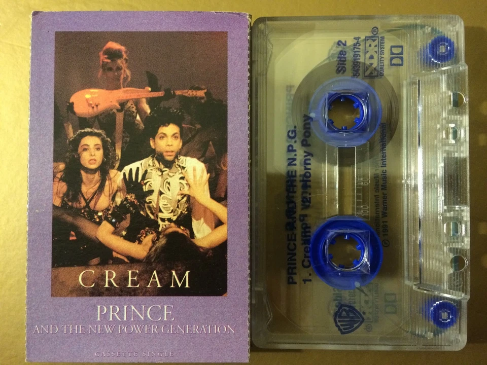 PRINCE RARE Australian CREAM Cassingle Card Sleeve Cassette Single - Image 1 of 2
