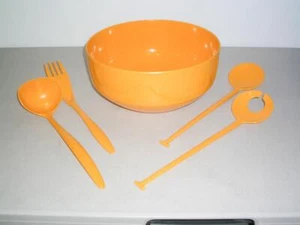 Rosti Denmark Soren Andersen Mepal Melamine Design Salad Bowl 2040 + 4 Serving - Picture 1 of 4