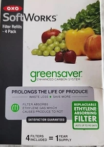Paquete de 4 recambios de filtro de carbono OXO Good Grips GreenSaver suministro de un año nuevo - Imagen 1 de 1