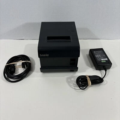 Impresora térmica POS Sam4S ELLIX 20S con fuente de alimentación de CA probada y funcionando Foto 1 de 4