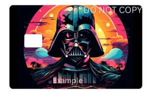 Dath Vader Debit / Credit Card Skin Sticker Decal - Picture 1 of 1
