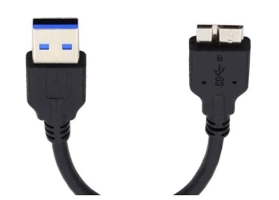 hama USB Kabel 3.0 Micro-B/USB 0,75m Schwarz m/m Doppelt Geschirmt Neu/ TOP + - Bild 1 von 2
