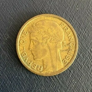 1937 France 1 Franc Coin - Picture 1 of 2