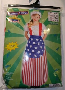Betsy Ross Child Costume Halloween Size MEDIUM 8-10 Girls EUC - Picture 1 of 4