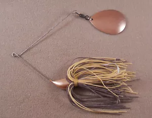 Esca da pesca basso DR personalizzata Spinnerbait 3/8 oz, con 1 lama in plastica Colorado - Foto 1 di 2