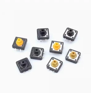 Switch 4-pin square head 12 * 12 * 7.3 micro button 12x12 four pin / SMT button - Picture 1 of 10