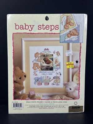 NUEVO Kit Punto de Cruz Contado Oso Anuncio Nacimiento BABY STEPS Artes Ocio BABY STEPS Foto 1 de 4