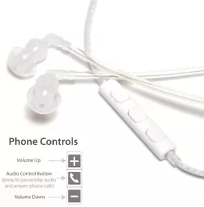 NEW Shield Your Body WHITE EMF Blocking Radiation Protection Air Tube Headset - Picture 1 of 4