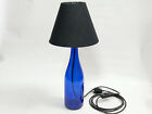 Flaschen Lampe Tischlampe Tischleuchte Flaschenlampe Bottle Lamp Stehlampe blau