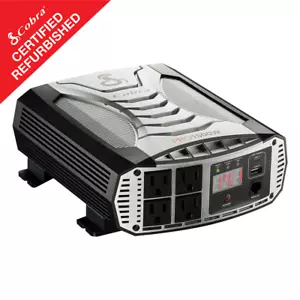 Cobra PRO 1500W Certified Refurbished 1500 Watts 3000 Peak Power Inverter AC/DC - Picture 1 of 9