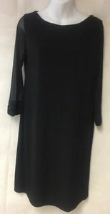 Tiana B. Women's Cocktail Sequin Black Sheath Dress Size S - Picture 1 of 9