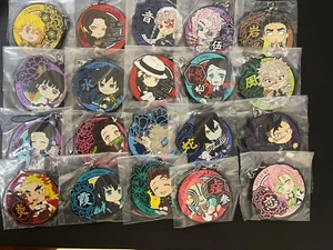 Ichiban Kuji Demon Slayer Kyun Character Rubber Strap Complete set of 20 types - Picture 1 of 2