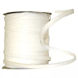 Paper Raffia Ribbon --- 1/4 inch x 100 yards Roll --- White Color - Picture 1 of 1