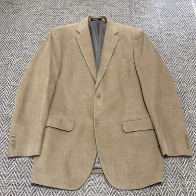 DOCKERS Corduroy Blazer Men's 42 Long Tan Jacket Casual Preppy Office - Image 1 of 4