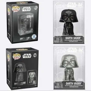 Die-Cast #02 Darth Vader - Funko Shop Exclusive Pop - StarWars - Picture 1 of 1