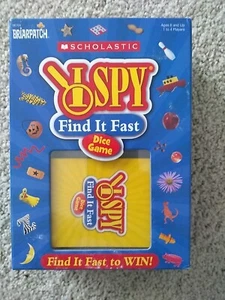 Briarpatch Scholastic I Spy Find It Fast Dice Game - Ages 6+ | 1-4 players - Picture 1 of 3