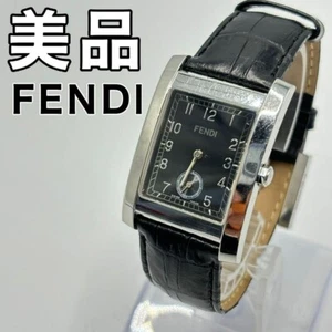 Near Mint FENDI 7000G 27mm Black QZ Men’s Watch w/ Box – From Japan - Picture 1 of 11