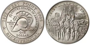 2002-W West Point US Mint Commemorative Silver Dollar GEM BU - Picture 1 of 1