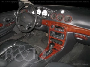 Kit de molduras de tablero para CHRYSLER 300M 99 00 01 02 03 04 fibra de carbono madera aluminio - Imagen 1 de 4
