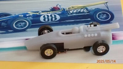 Carroceria de autorama HO - 1966 Eagle Indy Car-HQ impresso em 3D - JAG ST-8 Tjet Slim Line - Imagem 1 de 4