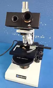 Meiji Techno Phasenkontrastmikroskop mit 40x/,65 & 100x/1,25 Phasenobjektiven - Bild 1 von 24