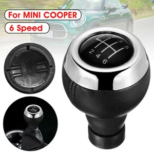 1x Gear Shift Knob 6 Speed Manual Black For MINI COOPER COUNTRYMAN R60 R61 - Picture 1 of 7