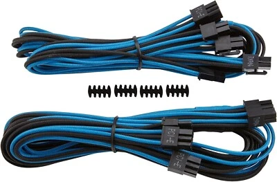 Corsair CP-8920185 PCle Individually Sleeved Cable Dual 8-Pin (6+2) - Image 1 of 2