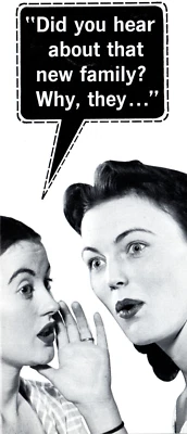 Folleto de motivación de trabajo mortal de chismes en el trabajo para niñas de colección Foto 1 de 3