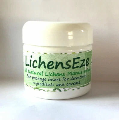 LichensEze 4 Oz cream All Natural Relief, For Lichen Planus no chemicals