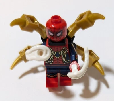 LEGO Iron Spider-Man Minifigura Marvel Super Heroes sh510 (desde 76108) ¡Excelente! Foto 1 de 4
