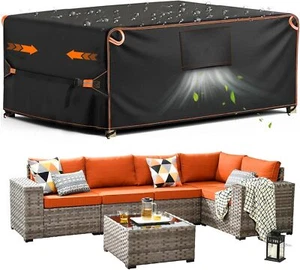 Patio Furniture Cover, Outdoor Furniture Covers Waterproof UV, Heavy Duty 600D - Picture 1 of 9
