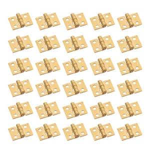30 Pcs Crafts Decorative Diy Miniature Copper Jewelry Box Hinges - Bild 1 von 11