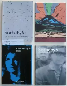 4 Art Auction Catalogs Sotheby's Including CONTEMPORARY ART Painting (s) NoRes.! - Picture 1 of 6