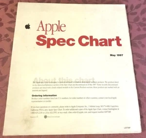Riesiges Apple Produkt 1997 - Doppelseitiges Datenblatt - Bild 1 von 3